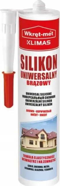 Silikon universal Wkręt-met, 310ml, kafe