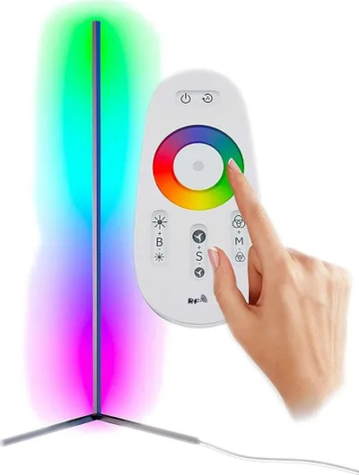 Llambë dyshemeje Mozos LED LC-RGB, e zezë - 2