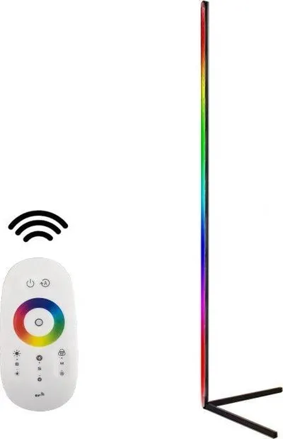 Llambë dyshemeje Mozos LED LC-RGB, e zezë - 3