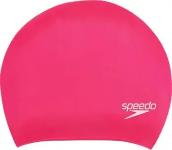 Kapelë noti Speedo Long Hair Cap AU, silikon, rozë