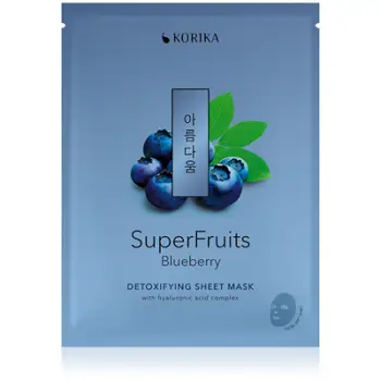 Maskë për fytyrë KORIKA Superfruits Blueberry Detoxifying, 25 g