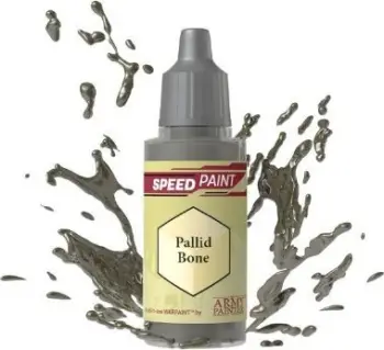Bojë akrilike për miniatura Army Painter Speedpaint Pallid Bone, 18 ml, ngjyrë kocke e çelët
