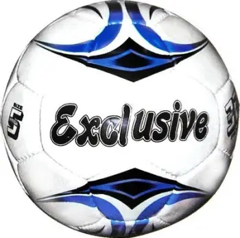 Top futbolli SPARTAN Exclusive, madhësia 5, lëkurë sintetike, i bardhë