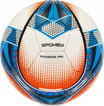 Top futbolli Spokey Progress Pro, madhësia 5, PU, i bardhë