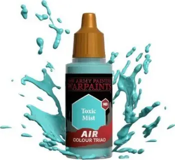 Bojë akrilike për miniatura Army Painter Warpaints Air Toxic Mist, 18ml, cyan