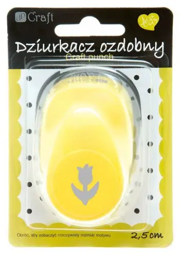 Gërshërë dekorative Dalprint Tulip 25 110-082, motiv tulipani, për letër