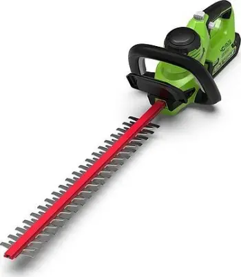 Gërshërë elektrike për krasitje Cordless Greenworks G40HT61, të gjelbra/kuqe