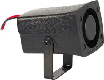 Sirene alarmi për veturë pa markë, 10W, 12V 105dB, e zezë