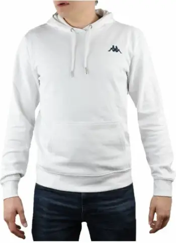Duks me kapuç Kappa Vend, XXL, i bardhë