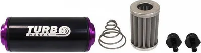 Filtër karburanti Turboworks Fuel Filter 8.6mm, alumini, i zi - 3