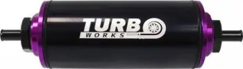 Filtër karburanti Turboworks Fuel Filter 8.6mm, alumini, i zi