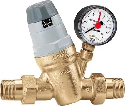 Reduktor presioni uji Caleffi 535061, 1", me manometër - 1