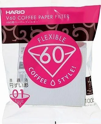 Filter letre për kafe Hario, 100 copë - 1