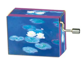 Art And Music Music Box Monet Water Lilies - Fridolin