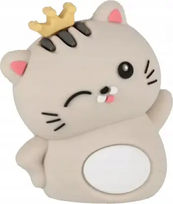 Mprehëse lapsash Starpak Single Sharpener Kitty, formë mace 3D, plastike, bezhë