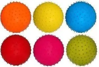 Top lodër Artyk Colorful Ball 134449, 23cm, sipërfaqe hedgehog, shumëngjyrësh