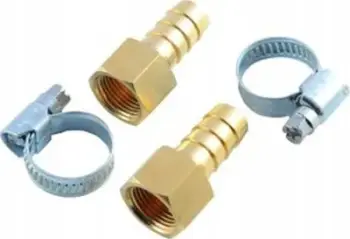 Set nipple pneumatik ROCKFORCE, fije e brendshme 1/4", dalje 8mm, metalik