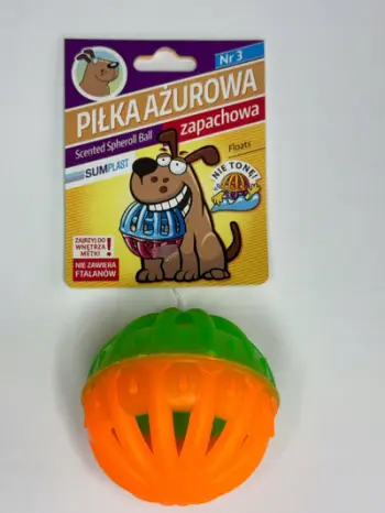 Top lodër për qen Spheroll N3, aromatik, 7 cm