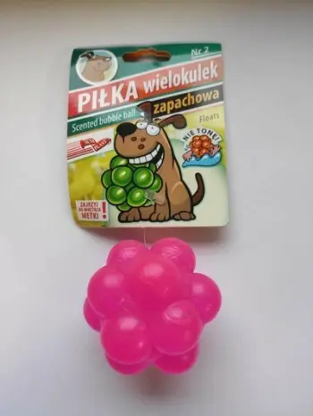 Top lodër për qen Sum Plast Multiball 2, 6cm, që noton, me aromë, shumëngjyrësh