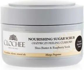 Scrub trupi Clochee Simply Organic Sugar Body Scrub, 250 ml, eksfolim i butë
