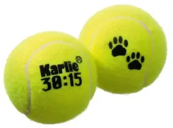 Top lojërash për qen Karlie Smash Tennis Ball, 6 cm, e verdhë