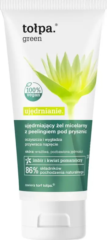 Scrub trupi Tołpa Green, për dush, efekt tonifikues, 200ml