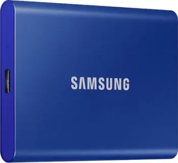 Disk i jashtëm Samsung SSD T7 2 TB (MU-PC2T0H / WW), i kaltër