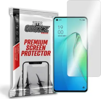 Mbrojtës ekrani GrizzGlass Hybrid Glass për Oppo Reno 8 Pro, xham hibrid