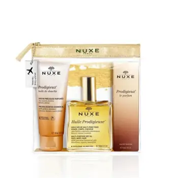 Set Nuxe Prodigieux Collection, vaj dushi, 100 ml + vaj i thatë, 100 ml + EDP 30, ml