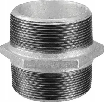 Nipel reduktues galvanizuar Fig.40, 1 1/2"x1/2", për gypa