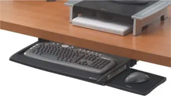 Sirtar tastiere Fellowes Office Suites Deluxe 8031201, i rregullueshëm, me mbështetëse kyçesh