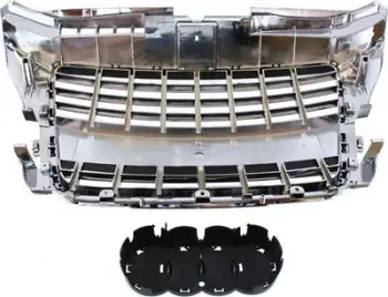 Maskë përparmë MTuning Audi A3 8P, S8 Style, 2009-2012, krom e zezë