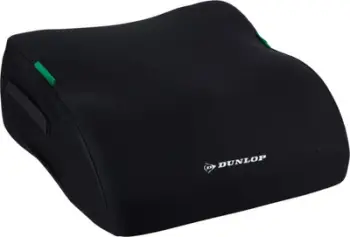 Sedilje ngritëse për fëmijë Dunlop BUBU, booster makine, ergonomike, e zezë