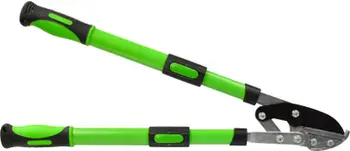 Gërshërë krasitëse Geko Lopper, doreza teleskopike 680–940 mm, çelik HCS me veshje Teflon, blu