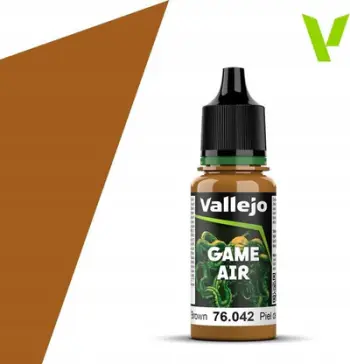 Bojë akrilike Vallejo Game Air Parasite Brown, 18ml, kafe e errët
