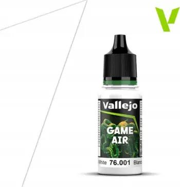 Bojë akrilike Vallejo Game Air VJP76001, 18ml, Dead White, e bardhë