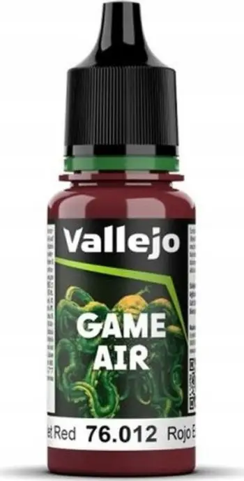 Bojë akrilike Vallejo Game Air VJP76012, 18 ml, Scarlet Red