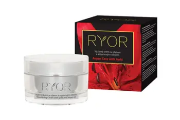Krem për fytyrë Ryor, gold and argan oil, 50 ml