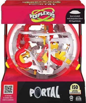 Top puzzle 3D Spin Master Games Perplexus Portal, 150 pengesa, për fëmijë 8+