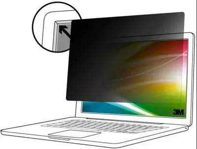Filtër privatësie ekrani 3M Bright Screen BP125W9B, 12.5", 16:9, i zi - 1