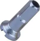 Nipla biçiklete SLE Steel, set 40 copë, 12mm, argjendtë