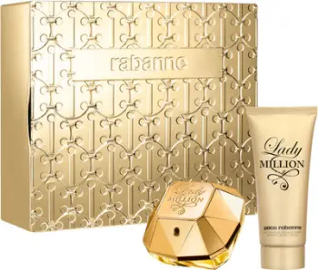 Set Paco Robanne, parfum Lady Million 80 ml + losion trupi Lady Million 100 ml