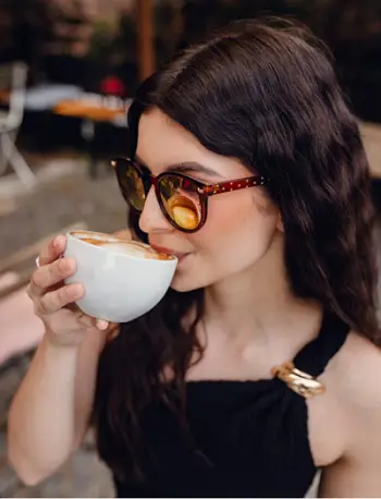 Syze dielli për femra Vuch Foxy Dotty Mocha, të kafta