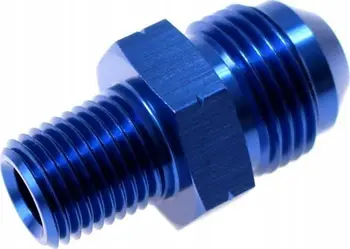 Nipple lidhës alumini TurboWorks Male to Male AN8 1/4 19NPT