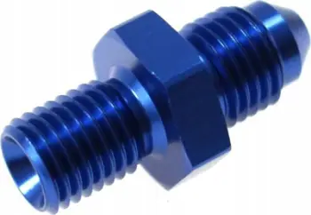 Nipple lidhës TurboWorks AN4 M10x1.25, alumini, mashkull mashkull