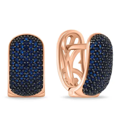 Vathë Origjinalë Bronzi me Zircone Blu EA1032RB - 1