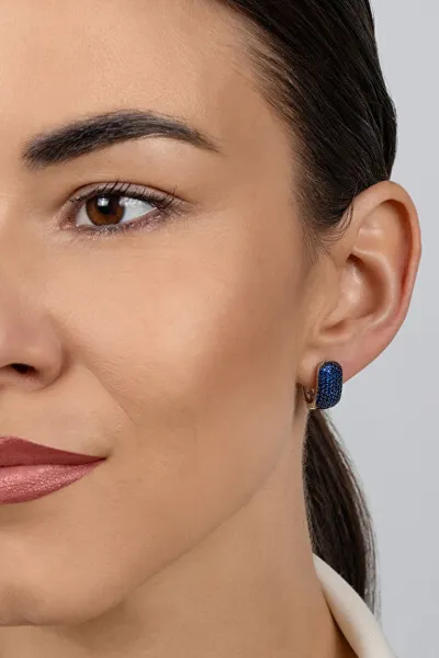 Vathë Origjinalë Bronzi me Zircone Blu EA1032RB - 4