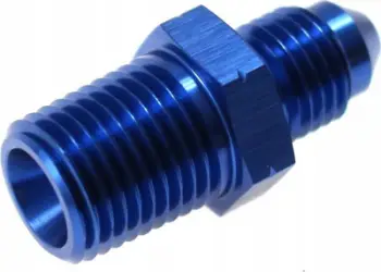 Nipple mashkull me mashkull TurboWorks AN4 1/4-19NPT, alumin