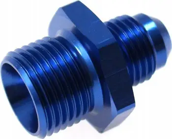 Nipple metalik TurboWorks AN4 M18x1.5, lidhës vaji uji karburanti, alumin