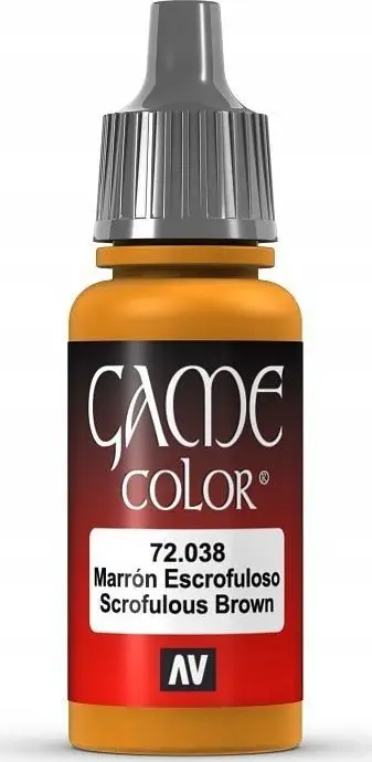 Bojë akrilike Vallejo Game Color 72038, Scrofulous Brown, 17ml, kafe